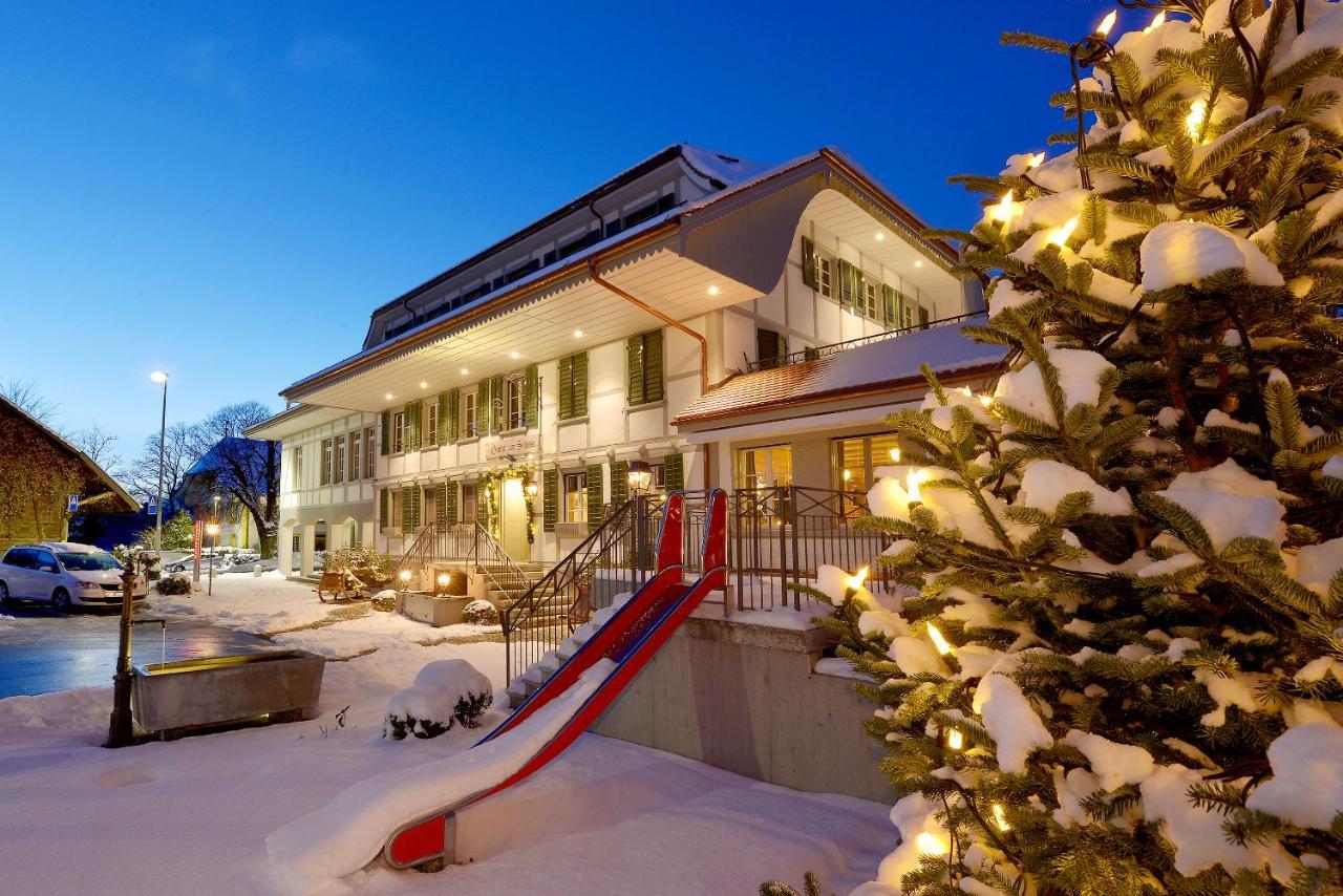 Gasthof Zum Schluessel La Meridienne Fribourg Sa Ueberstorf Екстериор снимка