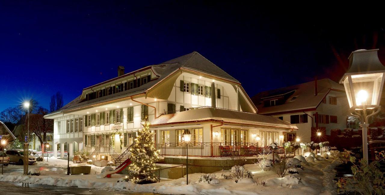 Gasthof Zum Schluessel La Meridienne Fribourg Sa Ueberstorf Екстериор снимка