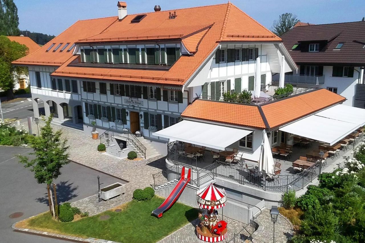 Gasthof Zum Schluessel La Meridienne Fribourg Sa Ueberstorf Екстериор снимка
